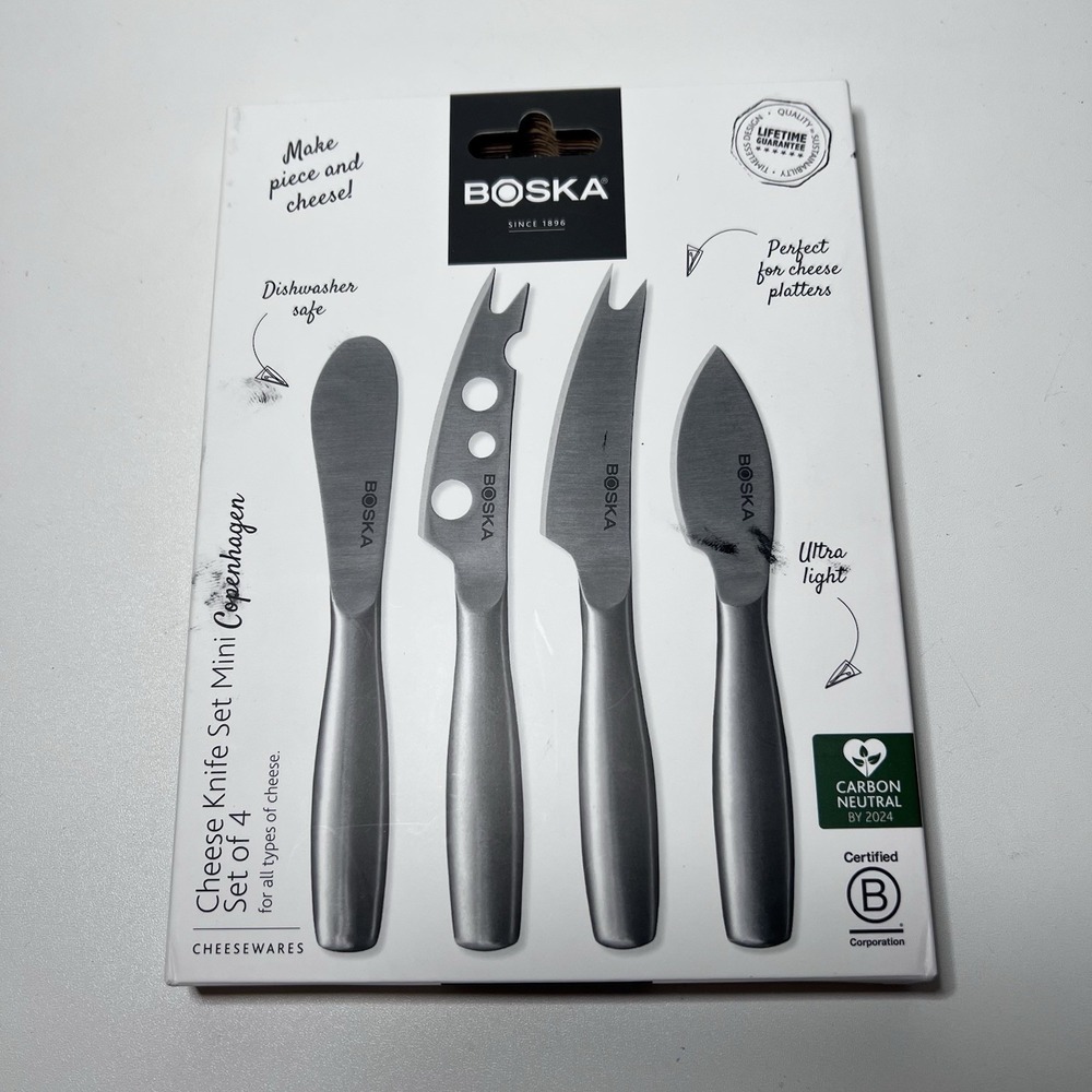 BOSKA Cheese‎ Knife Set Mini Copenhagen 4-piece stainless steel Cutlery